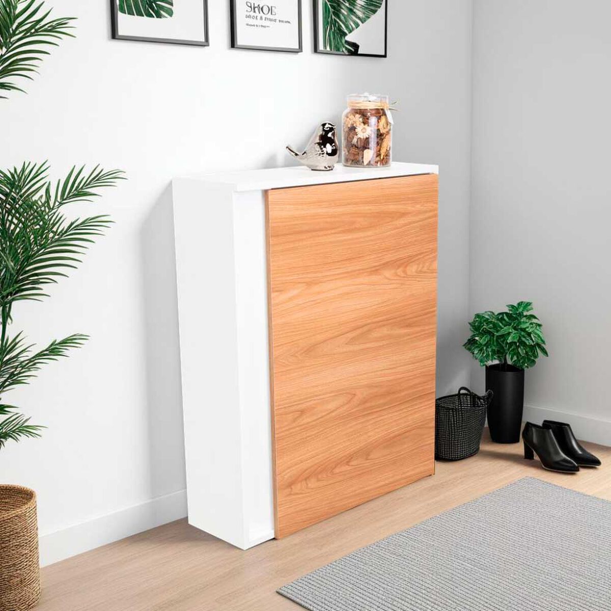 Zapatero Organizador Tuhome Dassel Blanco-Fresno