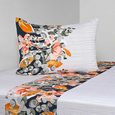 Imagen 1 del producto Juego de Sábanas Estampado Cannon 200 Hilos 1,5 Plazas Sanke