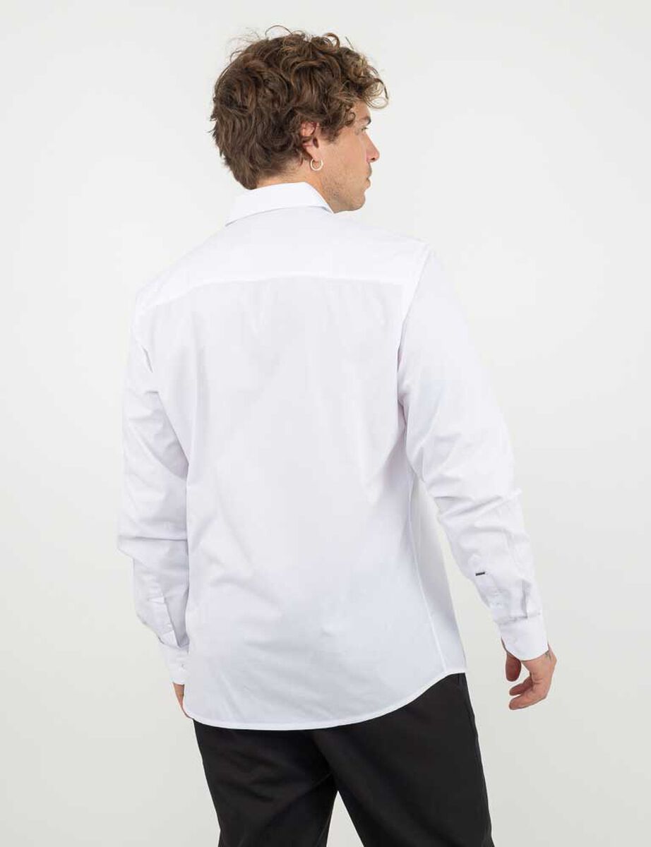 Camisa Slim Manga Larga Hombre Zibel