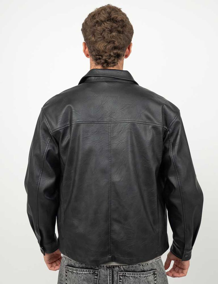 Chaqueta Ecocuero Hombre Soviet