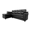 Sofá Seccional Muebles MPR Journey 3 Negro