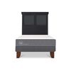 Cama Europea CIC 1,5 Plazas Smart + Respaldo Torino Negro