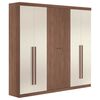 Clóset Onessta Buriti 6 Puertas 4 Cajones Jatoba Arena