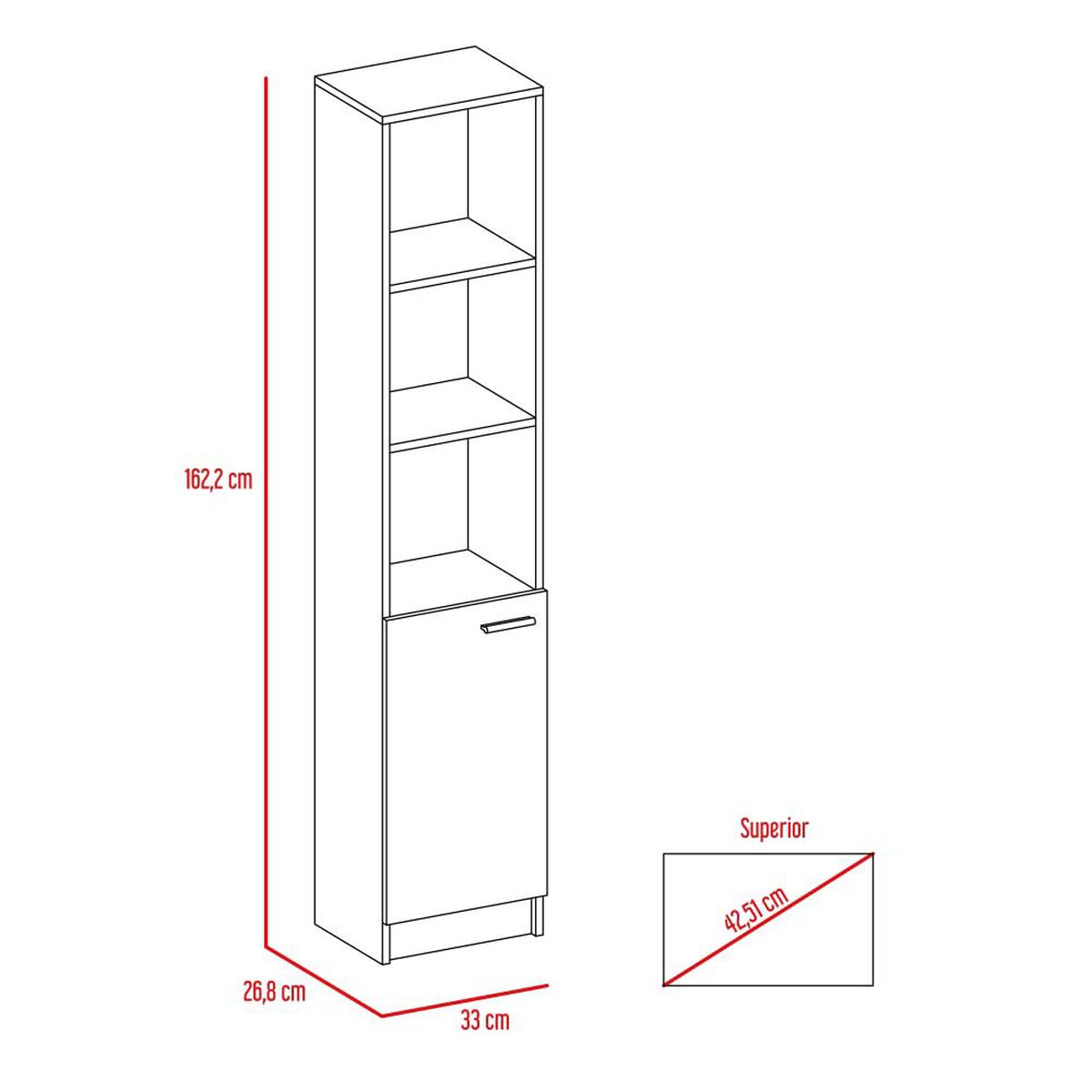 Combo Mueble de Cocina para Microondas + Optimizador TuHome Kitchen Blanco
