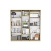 2 Estantes 4 Repisas + Estante 45 cm TuHome Home Macadamia