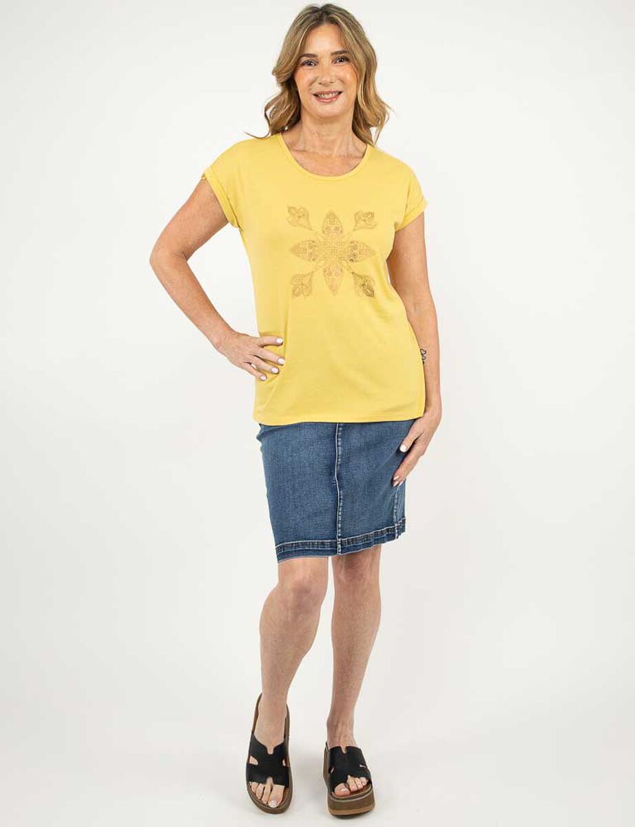 Polera Manga Corta Mujer Portman Club