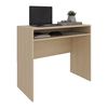 Combo Oficina Escritorio Cartagena + Silla New York Negra y Roja Arthome
