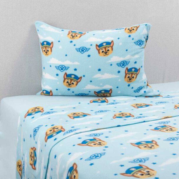 Juego de Sábanas Paw Patrol Niño 1,5 Plazas Estampado Multicolor