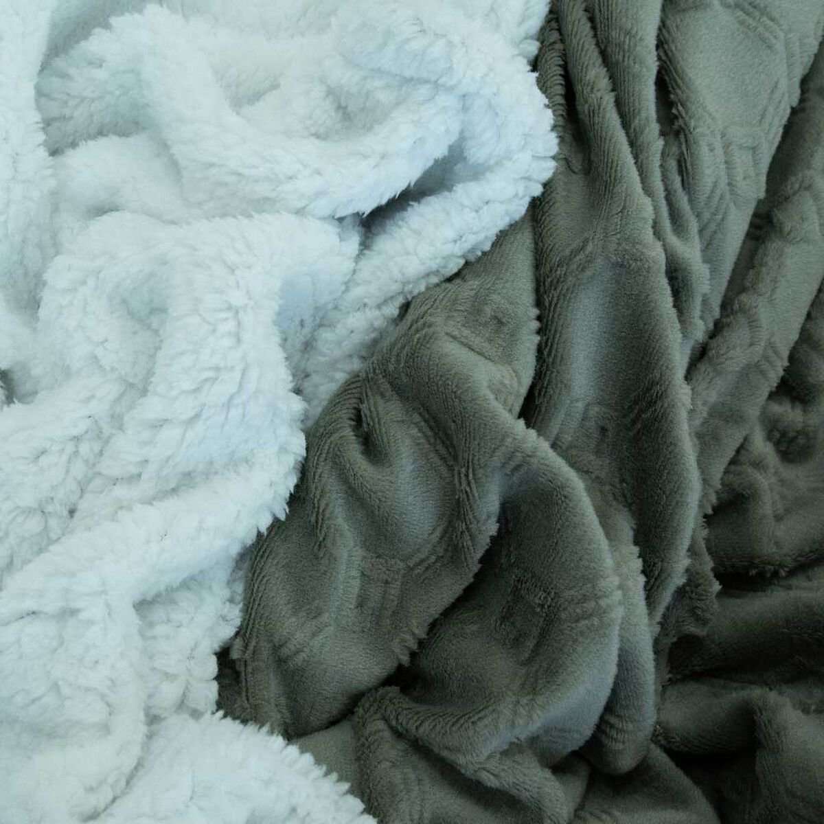 Frazada Doral 2 Plazas Flannel Outboss Sherpa D3