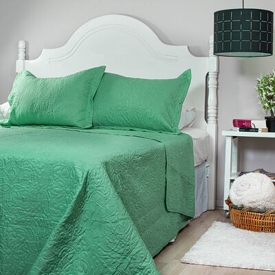 Imagen 2 del producto Quilt Doral 2 Plazas Verde Elegance