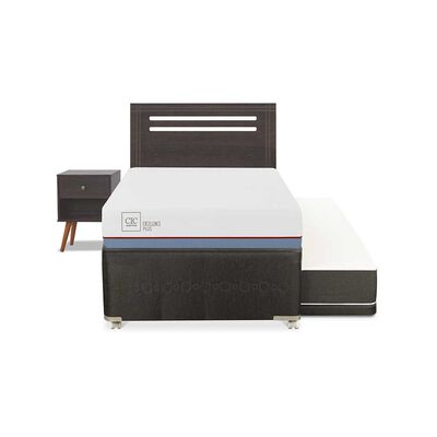 Cama Nido CIC 1,5 Plazas Excellence Plus + Respaldo + Velador Munich