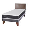 Cama Europea CIC 1,5 Plazas Ortopedic + Respaldo Baker