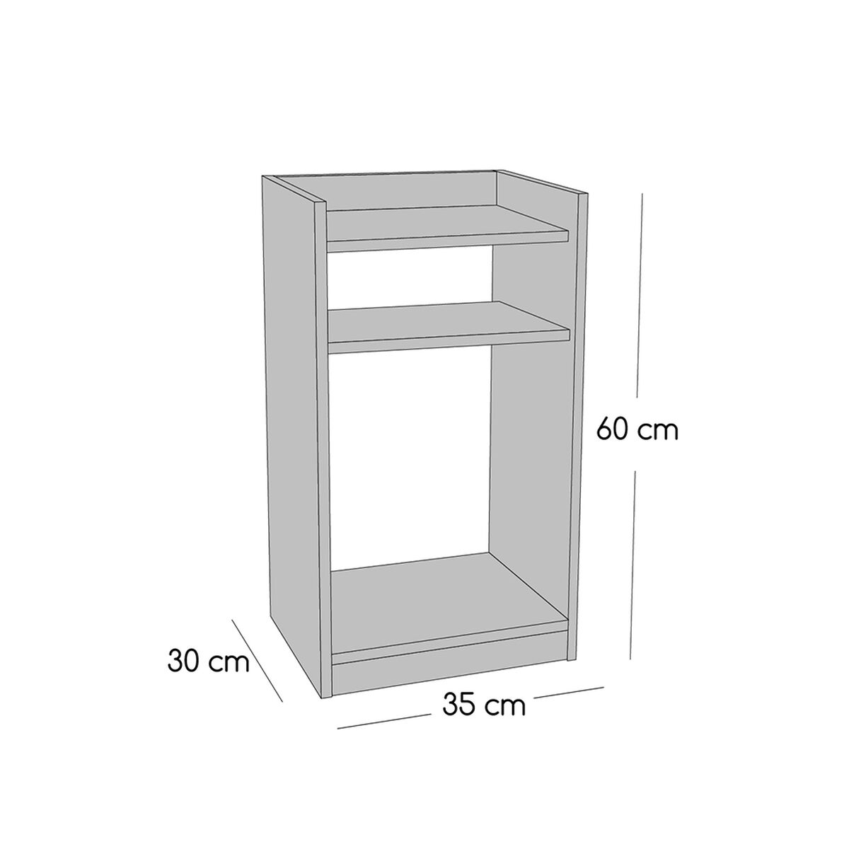 Cama Europea Celta Base Dividida 2 Plazas Carbono + Respaldo + 2 Veladores Alba White