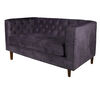Sof&aacute; Tela Velvet Latam Home Brescia 2 Cuerpos