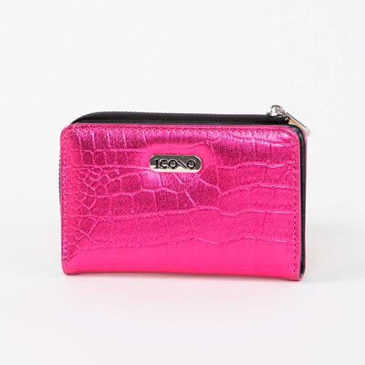 Billetera Fucsia Icono
