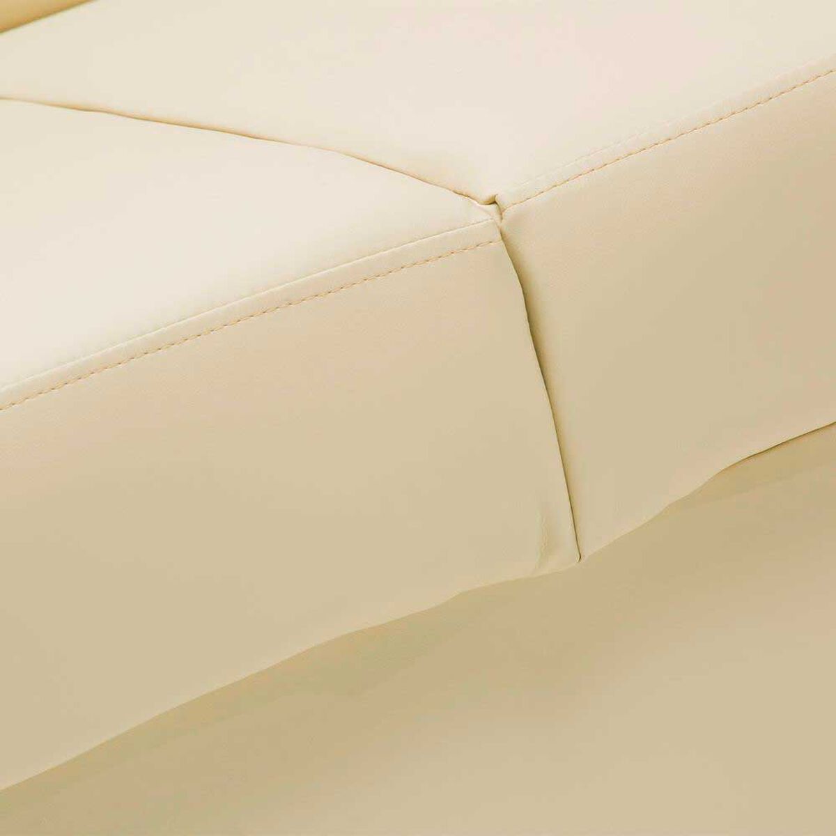 Juego de Living Cabsur Milan Sof&aacute; 3 Cuerpos + Sof&aacute; 2 Cuerpos PU Beige