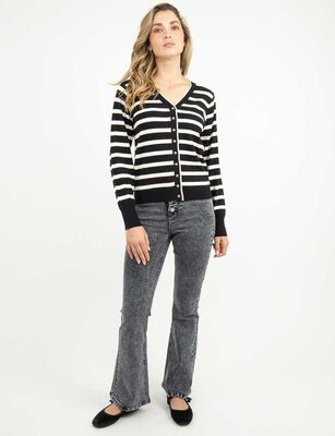 Imagen 2 del producto Sweater Mujer Zibel Negro-Prin