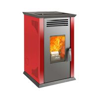 Calefactor a Pellet Amesti Italy 8100 Rojo