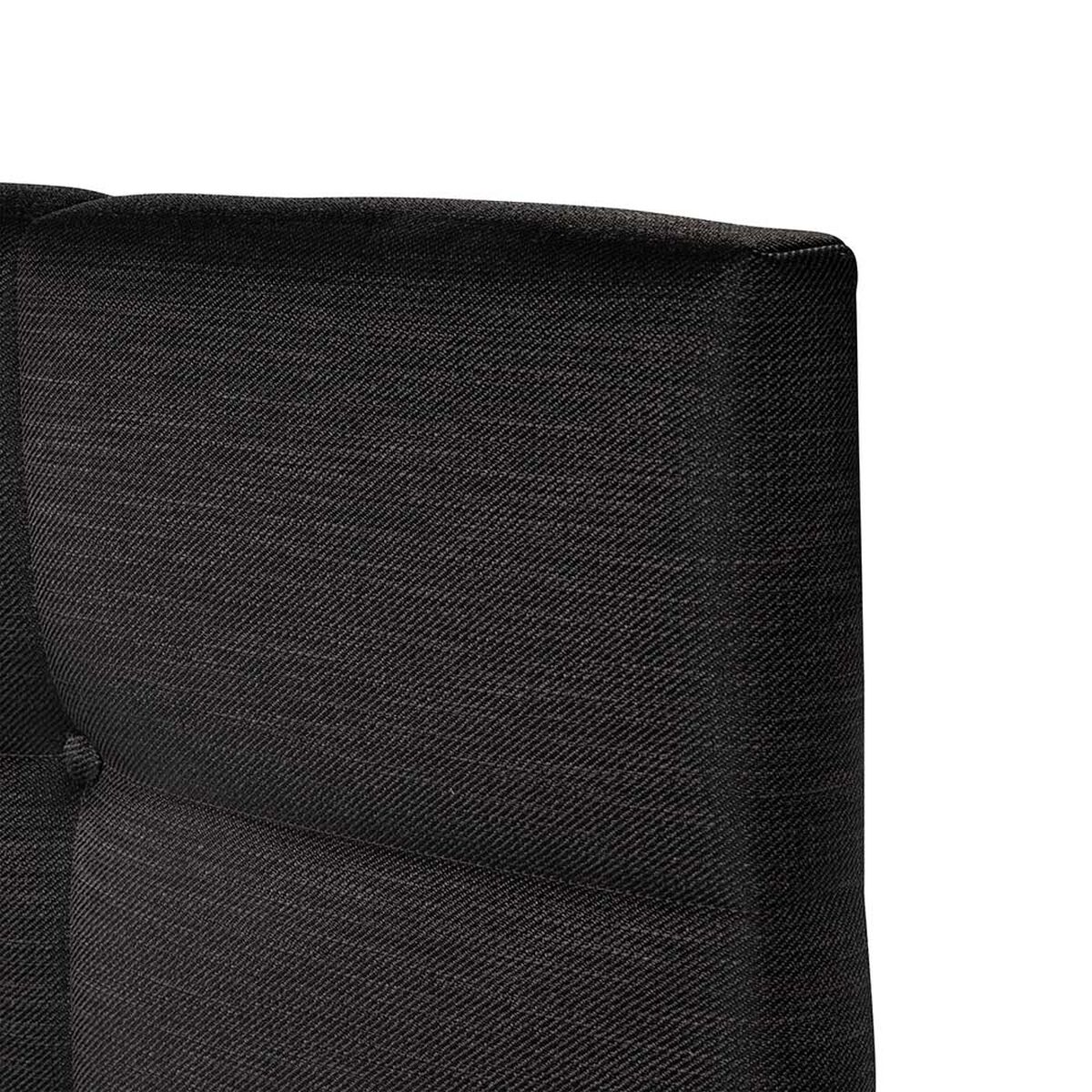 Cama Europea Rosen Base Dividida King Tempo + Respaldo Grafito
