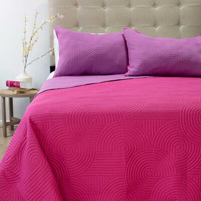 Imagen 2 del producto Quilt Doral 2 Plazas Lila Fucsia Origins