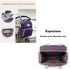 Mochila Maternal 3 en 1 con Cunita Lubabycas Gris