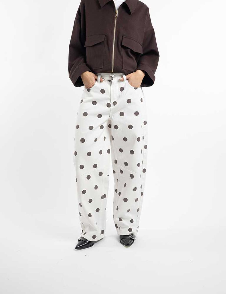Jeans Polka Dots Mujer Icono