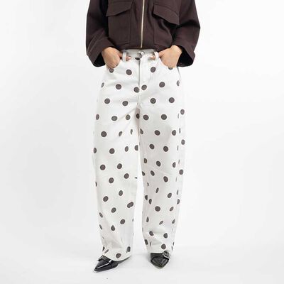 Jeans Polka Dots Mujer Icono