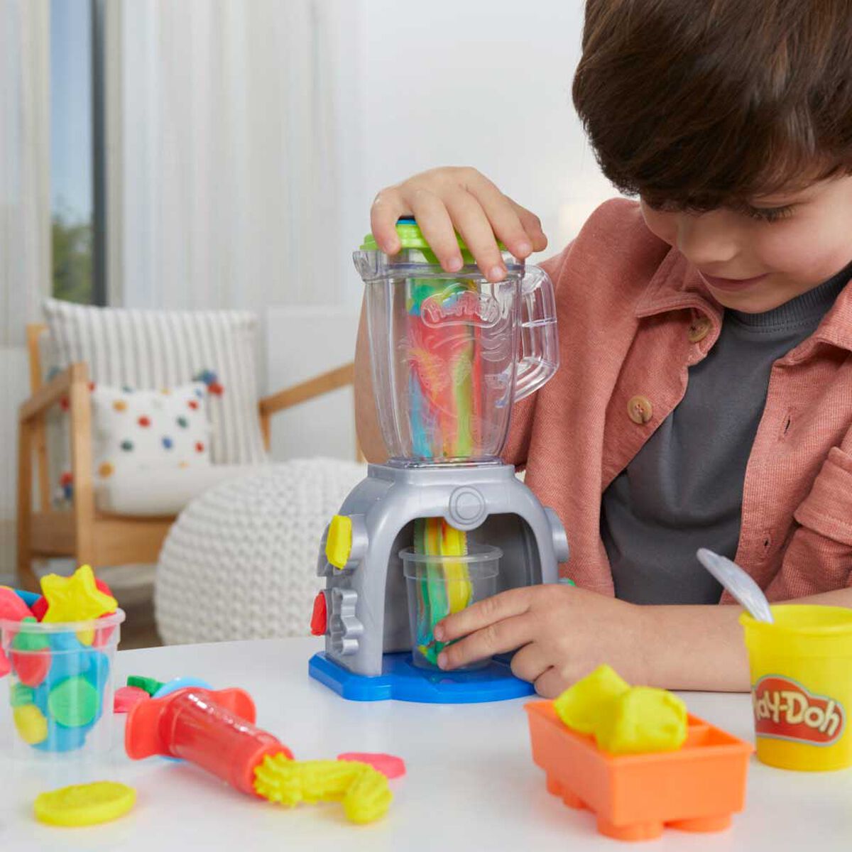 Masas y Plastilinas Play Doh Kitchen Creations Licuadora de Batidos Coloridos