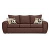 Juego de Living Elegant Detail New Houston 3-2 Cuerpos Caf&eacute;