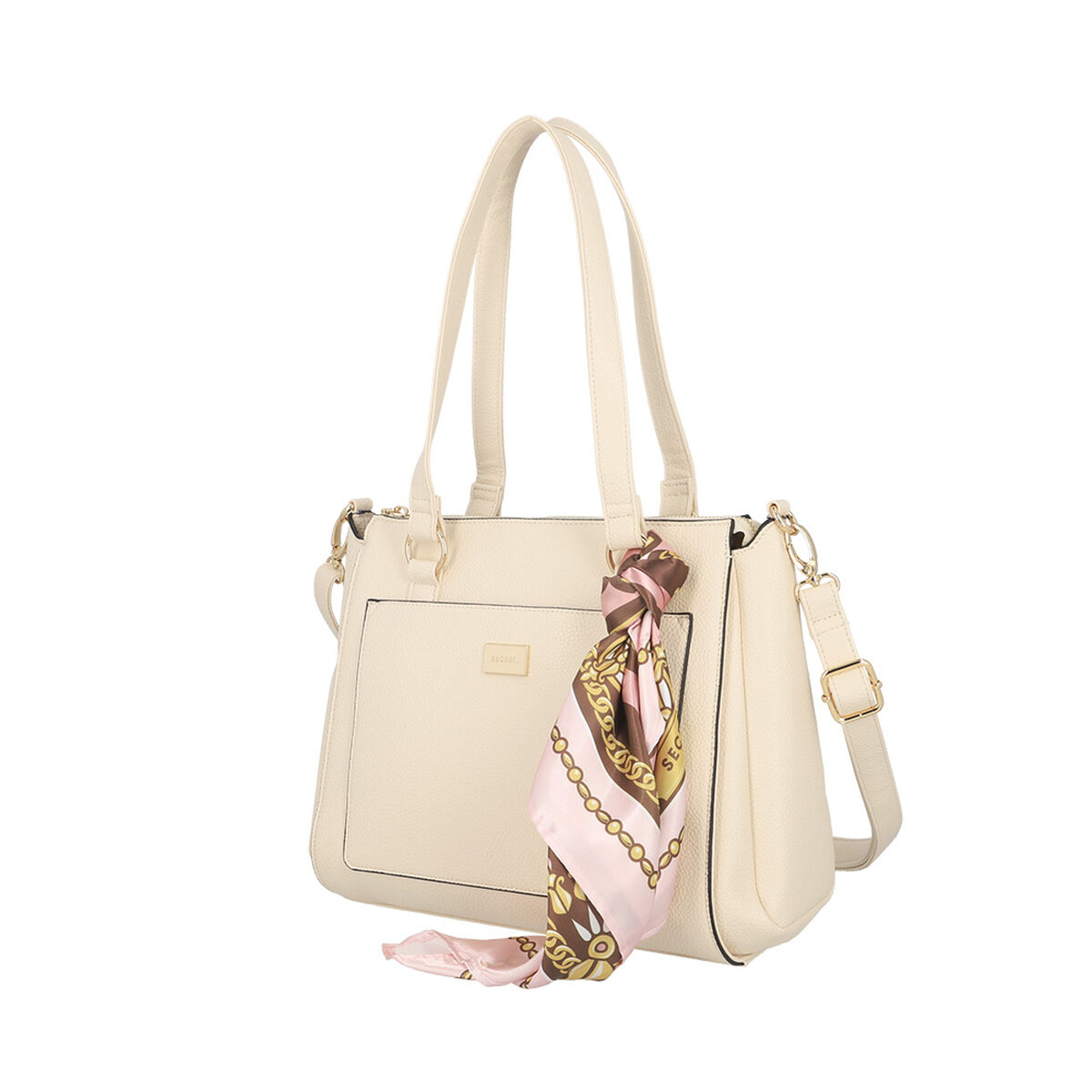 Cartera de hombro Secret Riga FW25 L Beige