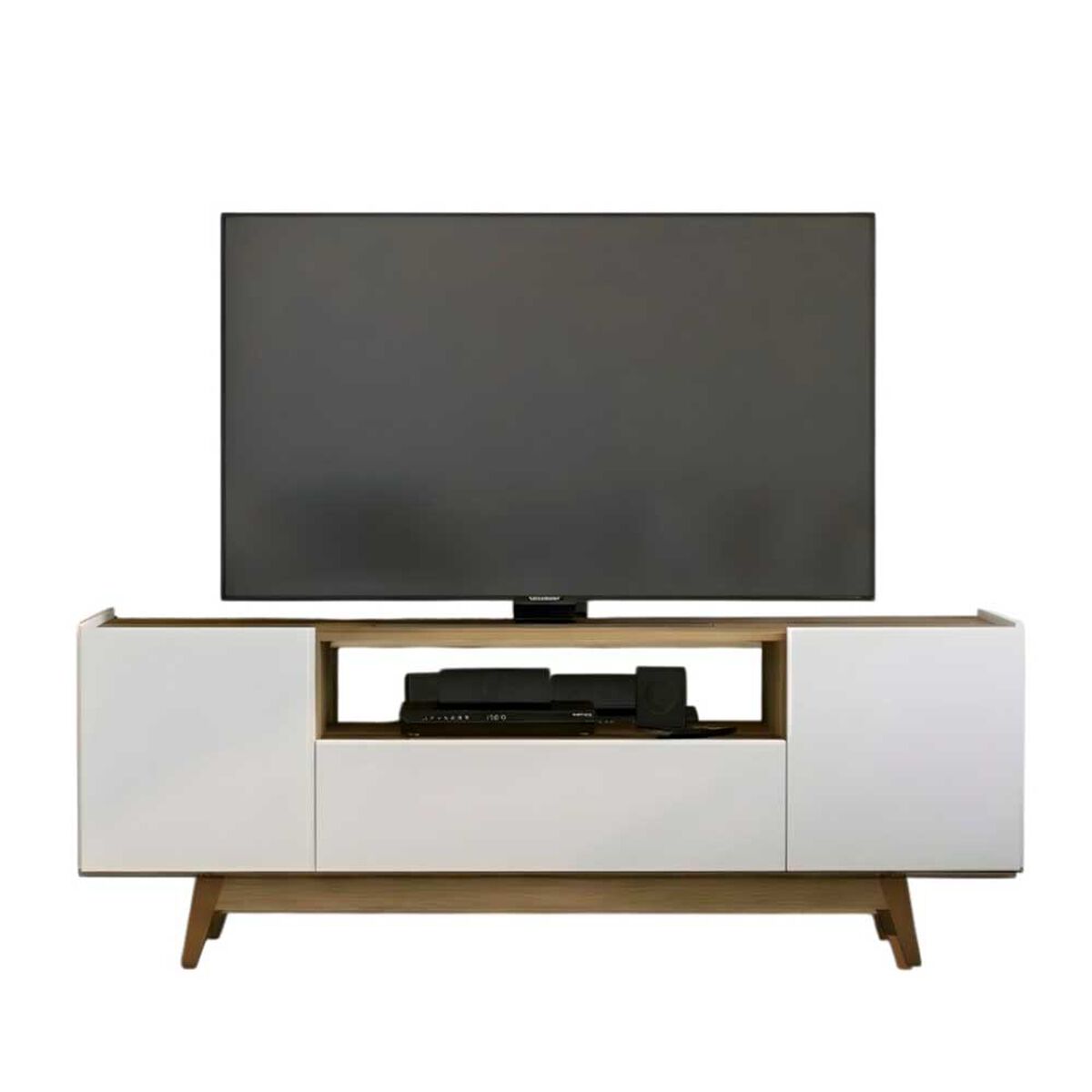 Rack TV Onessta Portobelo hasta 75" Miel Blanco
