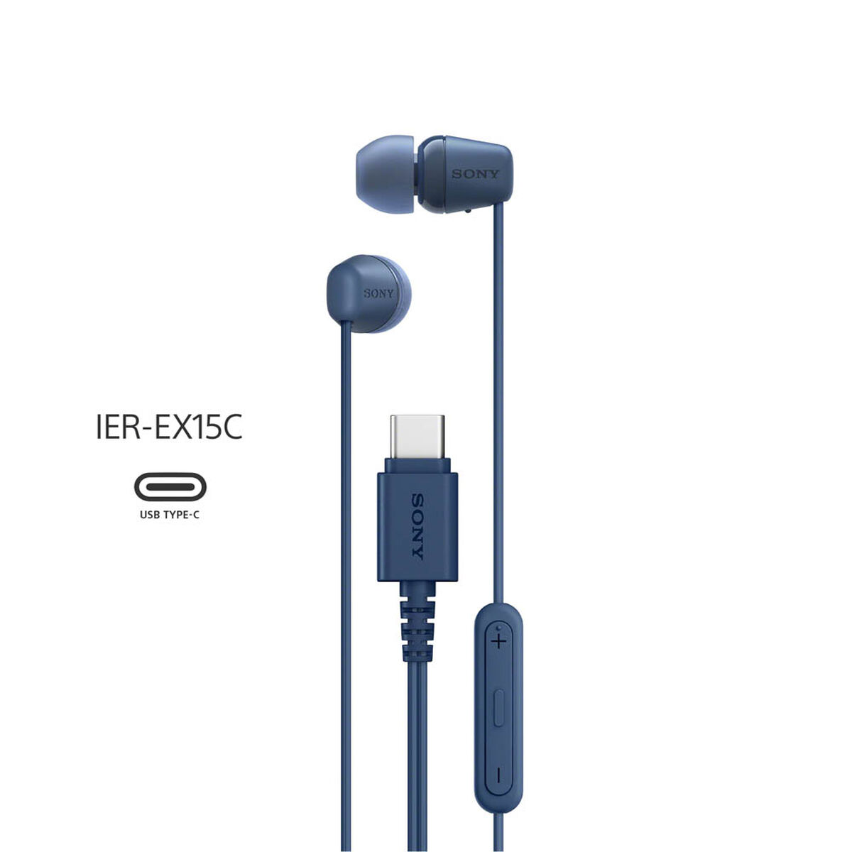 Audífonos In Ear SONY IER-EX15C/LZUC Azul