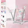Silla de Comer y  Columpio Mecedor Lujoso Lubabycas Rosada