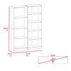 Estante 4 Repisas + Estante 5 Repisas TuHome Home Wengue