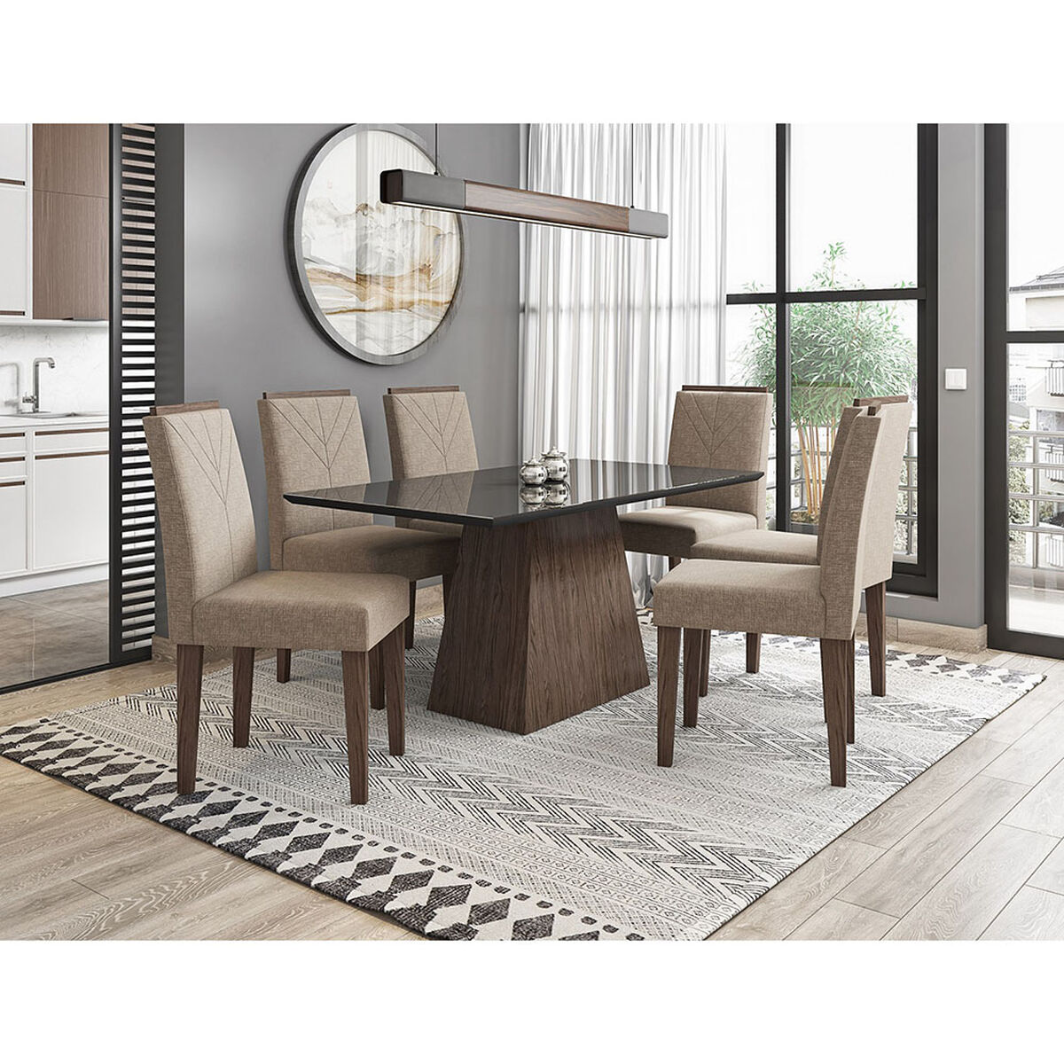 Juego de Comedor Jdo & Design Jasmín 6 Sillas 