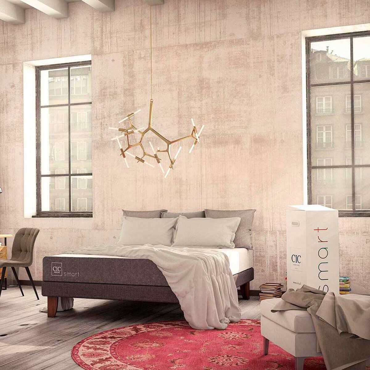 Cama Europea CIC 2 Plazas Smart