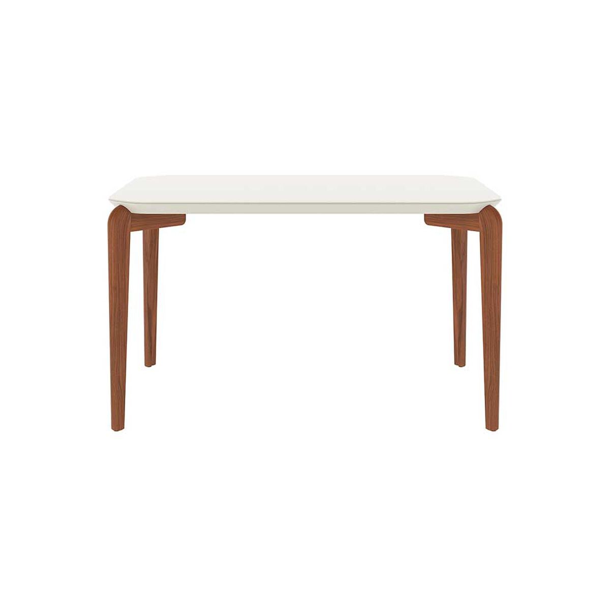 Comedor Decocasa Donatella 4 Sillas Off White Castaño
