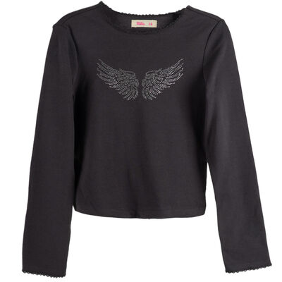 Imagen 2 del producto Polera Manga Larga Niña Mila Grafito