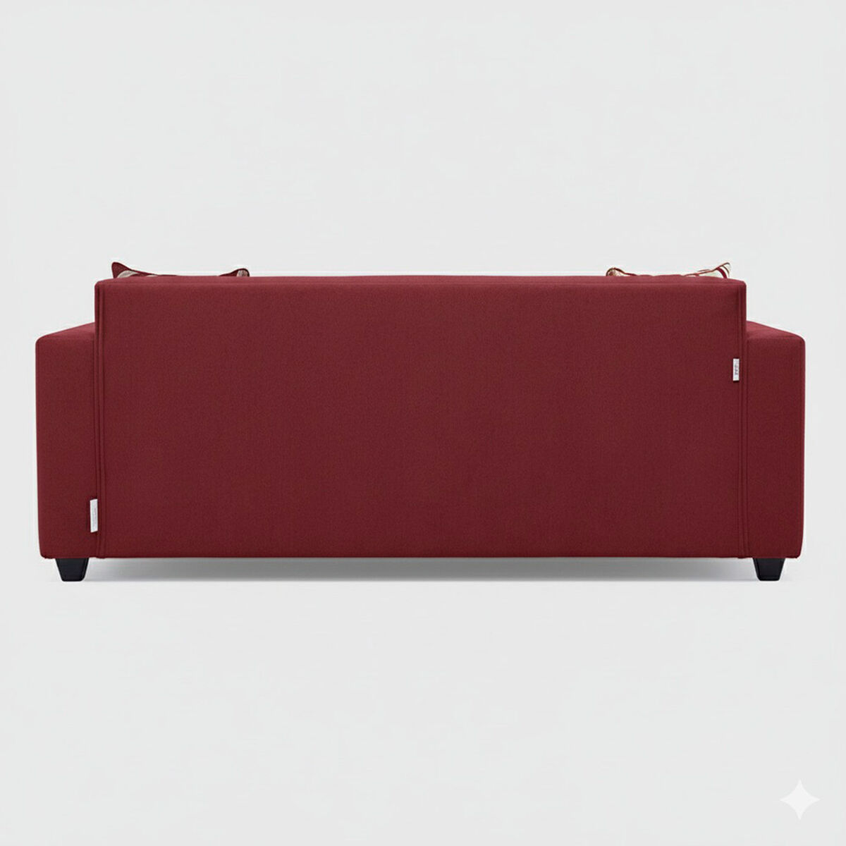 Seccional Muebles MPR Jazmin 3-1 Velvet Burdeo