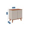 Buffet Decocasa Serena Off White Cinamomo