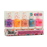 Pack 5 Esmalte de Uñas Confeti Creat It