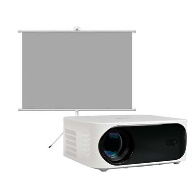 Proyector Portatil Smart Orion 12000lm + Tel&oacute;n 60" LEVO