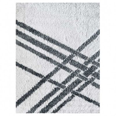 Alfombra Shaggy Idetex Gardenia White 150 x 200 cm