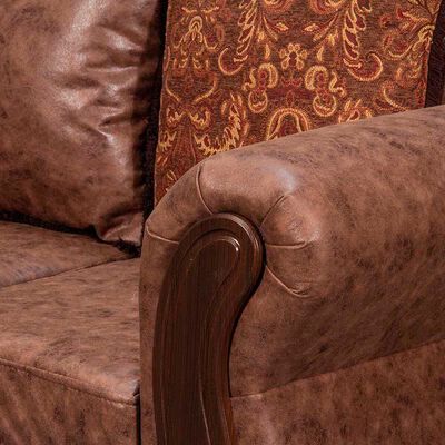 Imagen 2 del producto Sofá Black Factory Sofia 2 Cuerpos Café