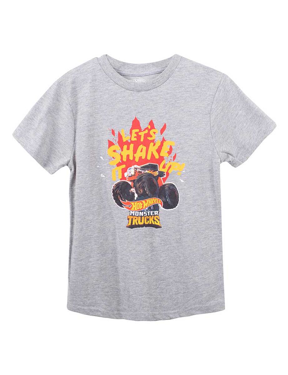 Polera de Algodón Niño Hot Wheels