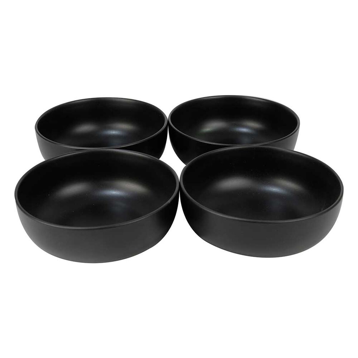 Set 4 Bowls Sopa Doral Porto Servo Negro