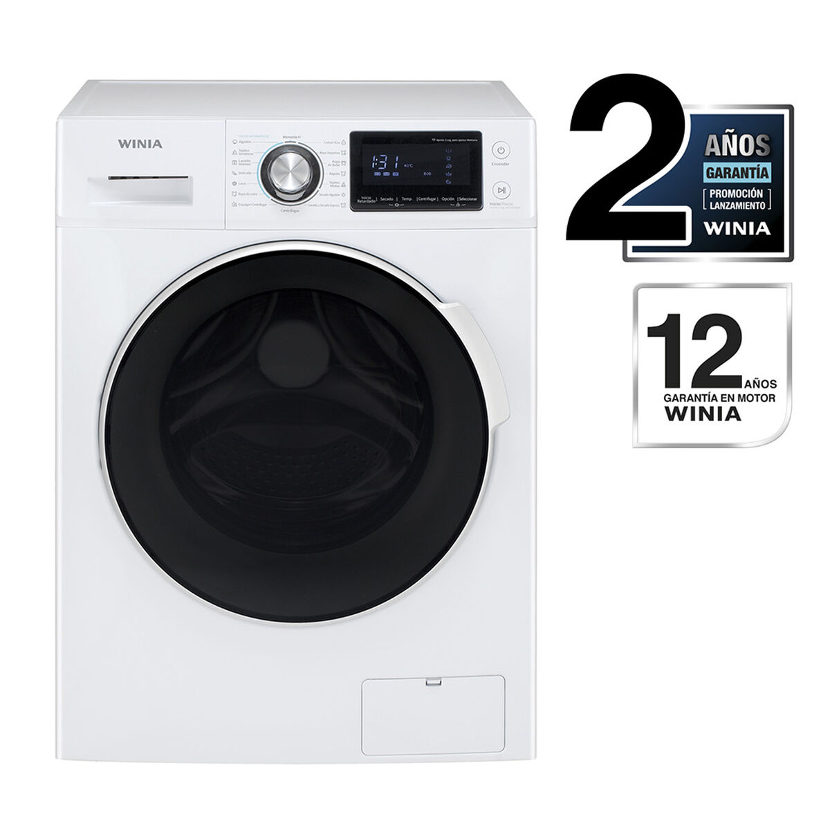 Lavadora Secadora Winia DWC-K9630W 9/6 kg.