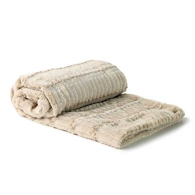 Imagen 1 del producto Manta American Family Piel Tangle Beige 127x152 cm