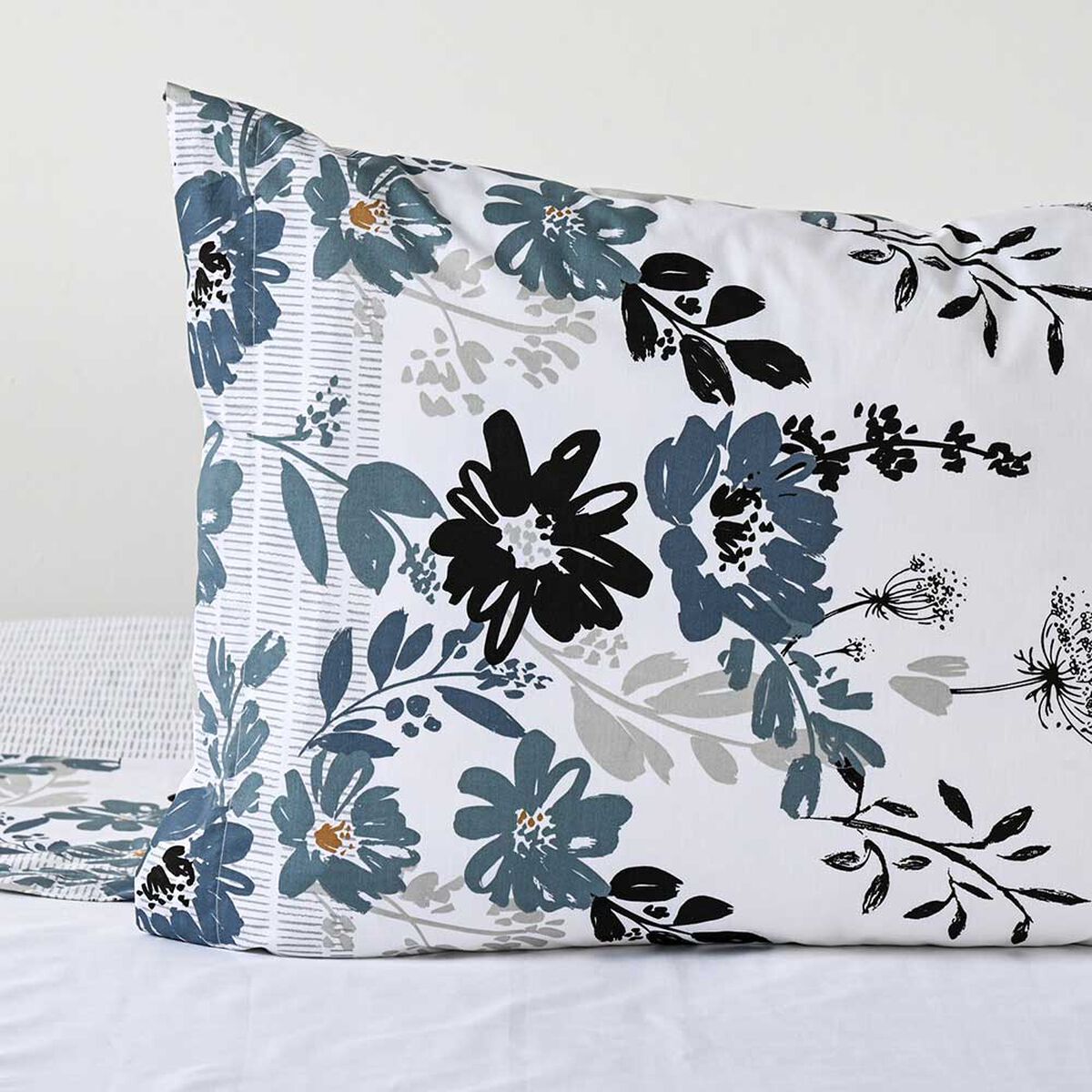 Juego de Sábanas Estampado Elements & Co 200 Hilos 1,5 Plazas Sunflower