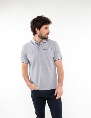 Imagen 1 del producto Polera Piqué Hombre Portman Club Azul